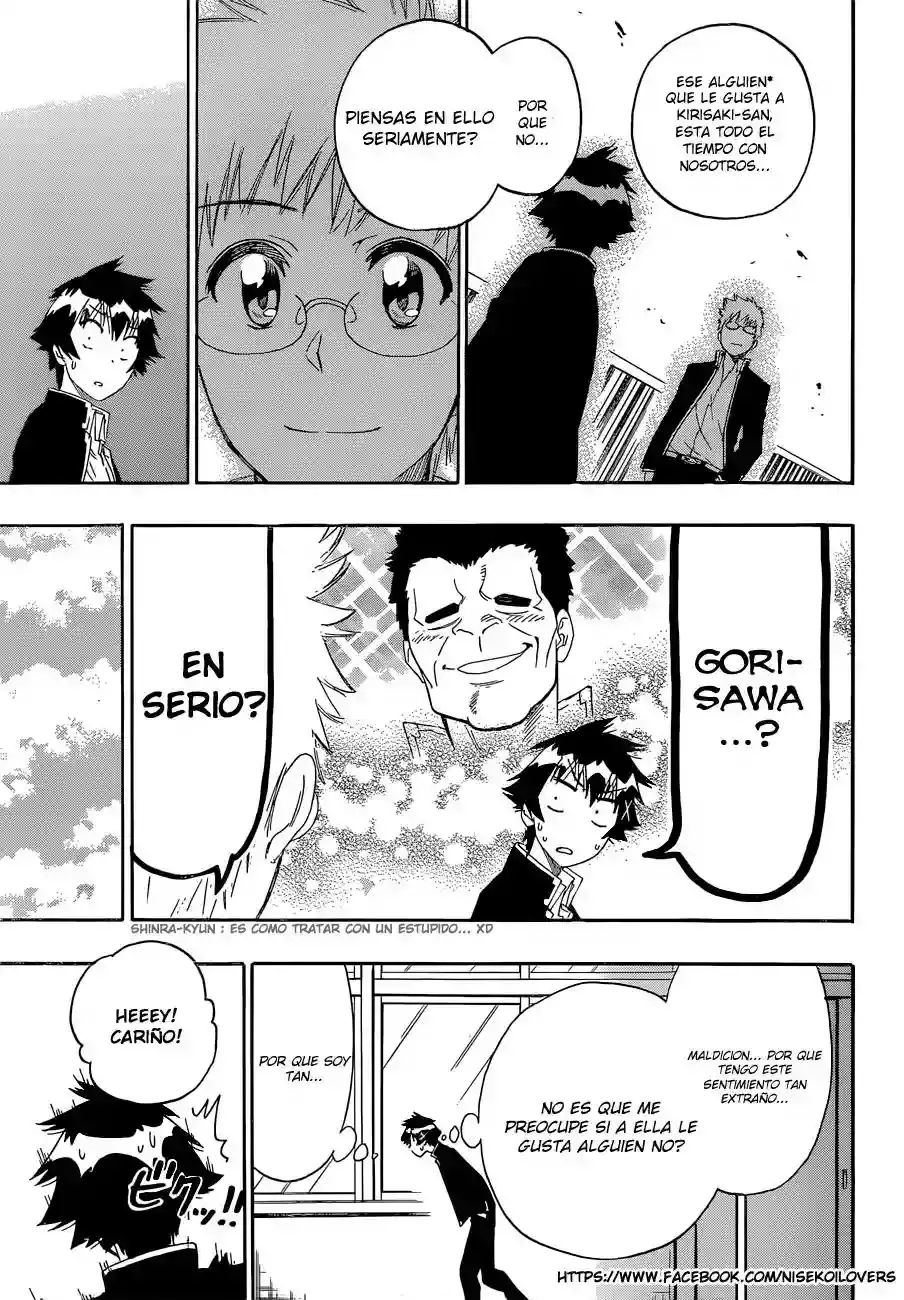 Nisekoi capítulo 175, página 10