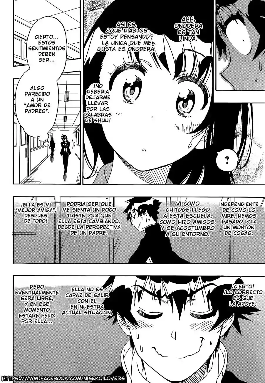Nisekoi capítulo 175, página 13