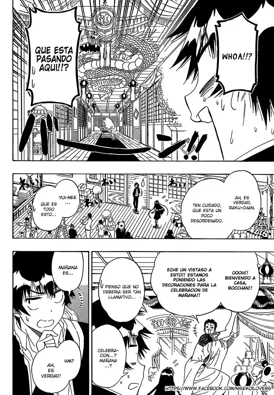 Nisekoi capítulo 175, página 19