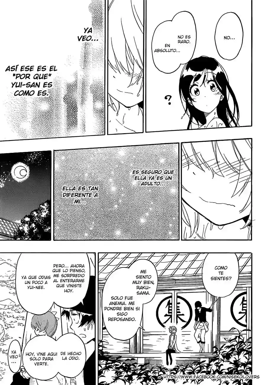 Nisekoi capítulo 176, página 16