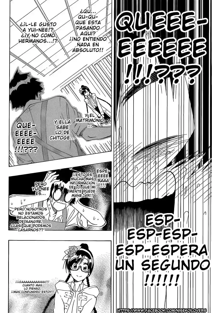Nisekoi capítulo 178, página 6