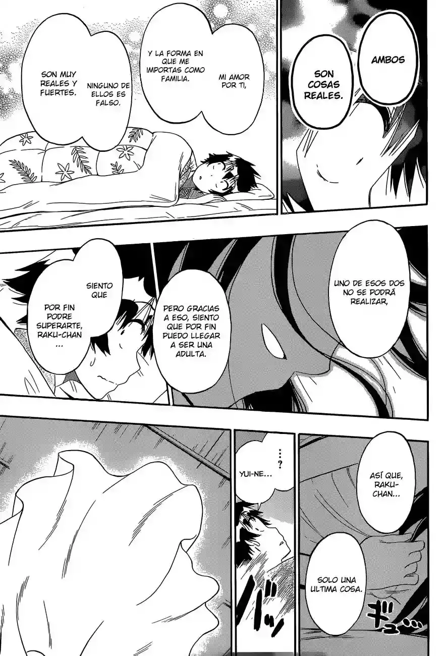 Nisekoi capítulo 178, página 17