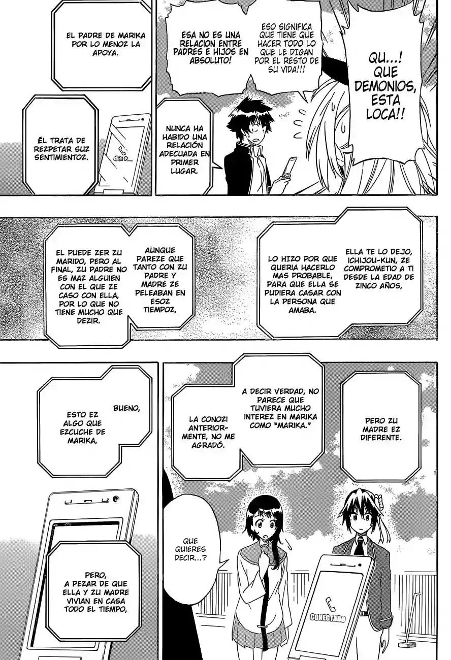 Nisekoi capítulo 182, página 8
