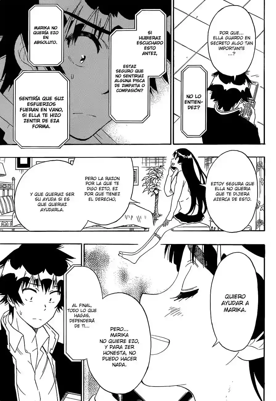 Nisekoi capítulo 182, página 12