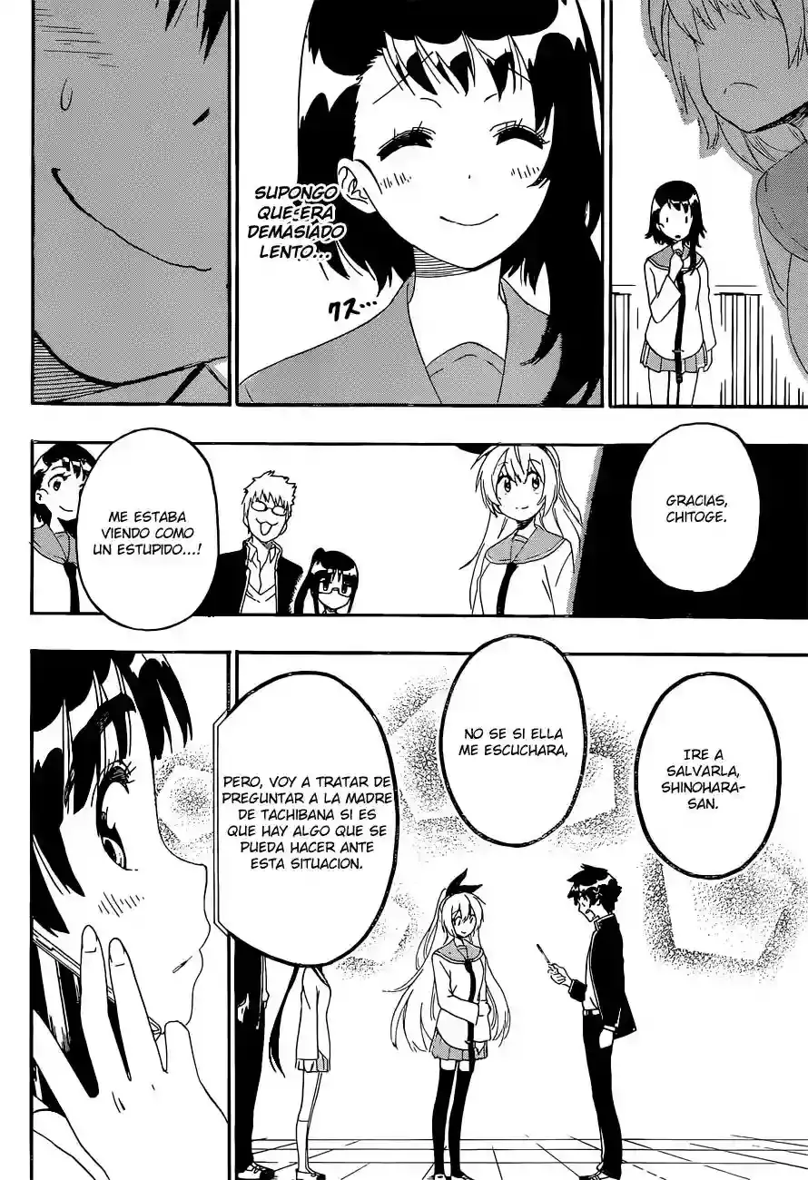Nisekoi capítulo 182, página 17