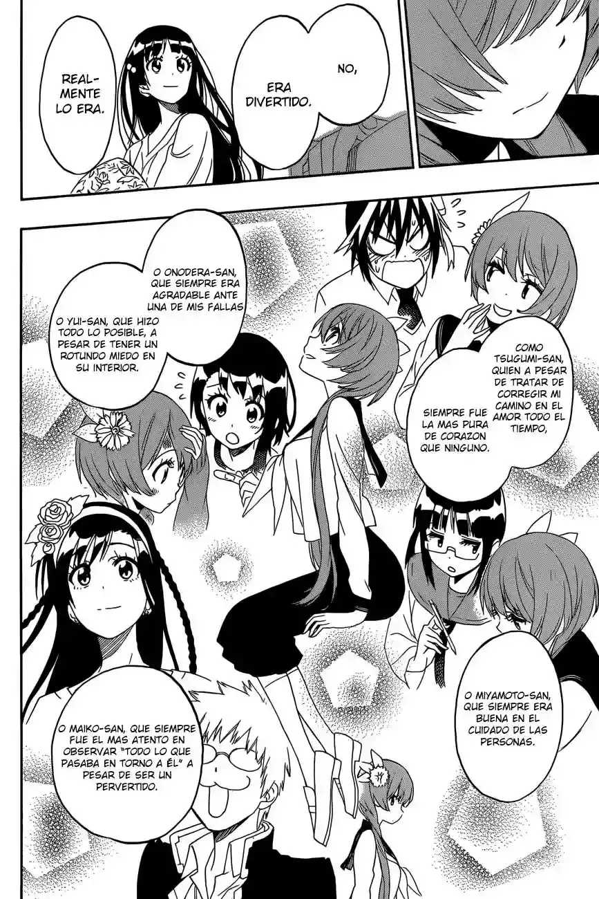 Nisekoi capítulo 183, página 17