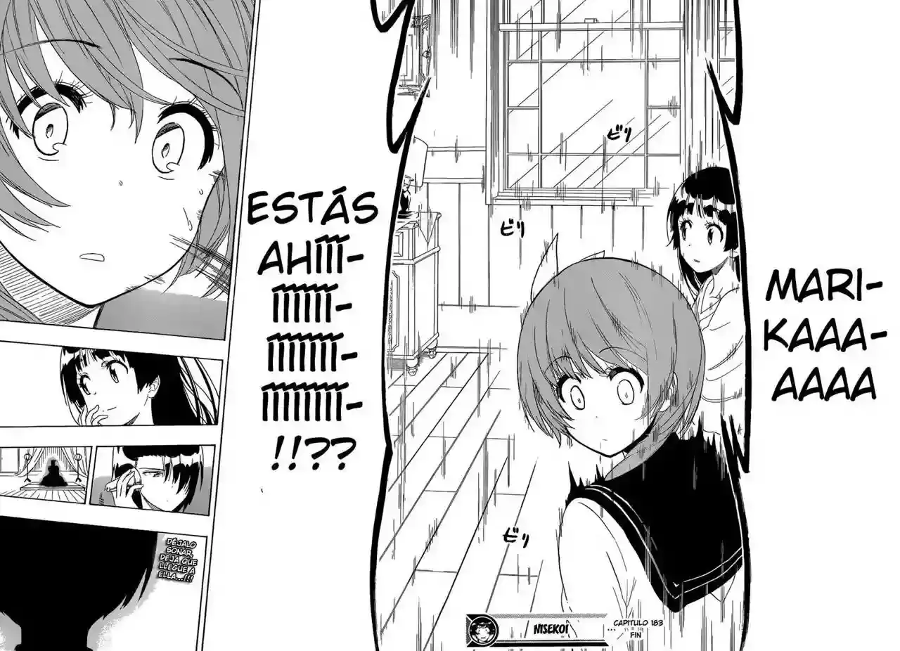 Nisekoi capítulo 183, página 19
