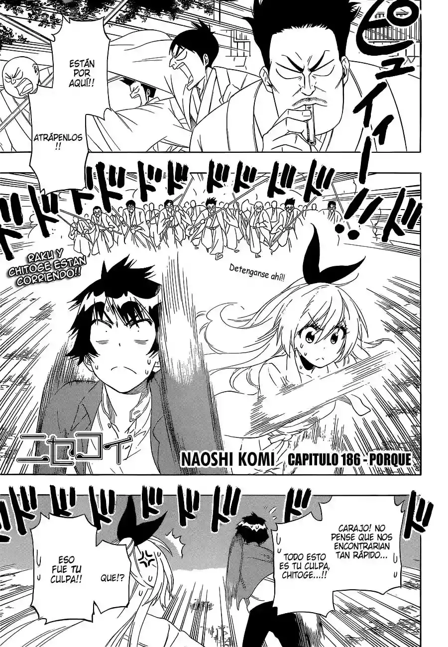 Nisekoi capítulo 186, página 2