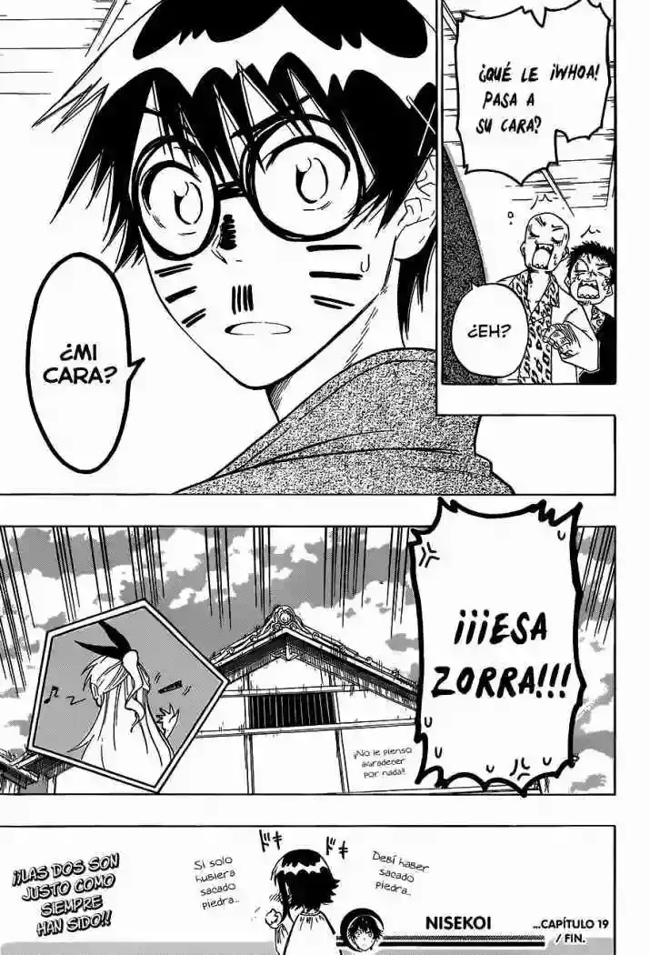 Nisekoi capítulo 19, página 22