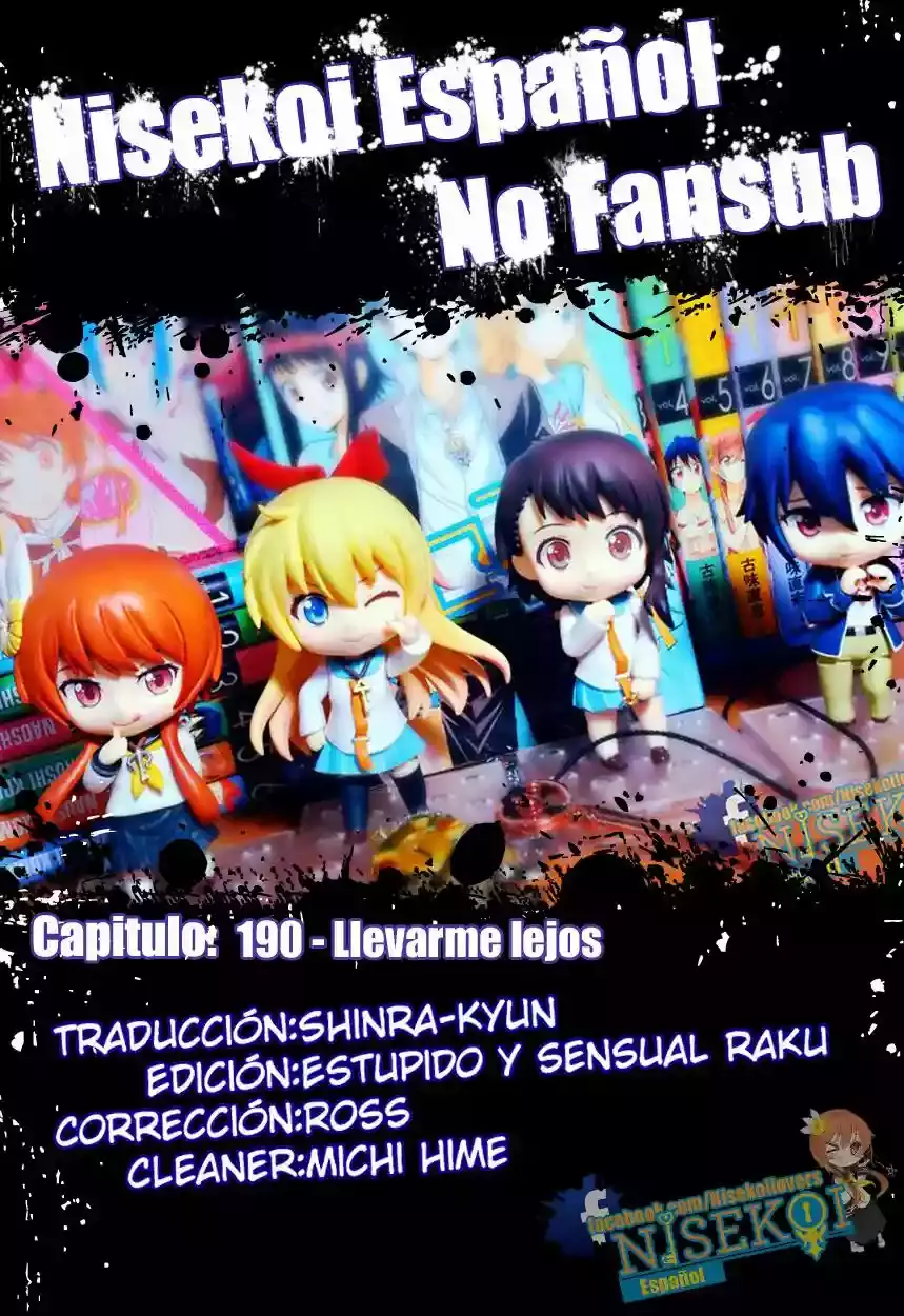 Nisekoi capítulo 190, página 1