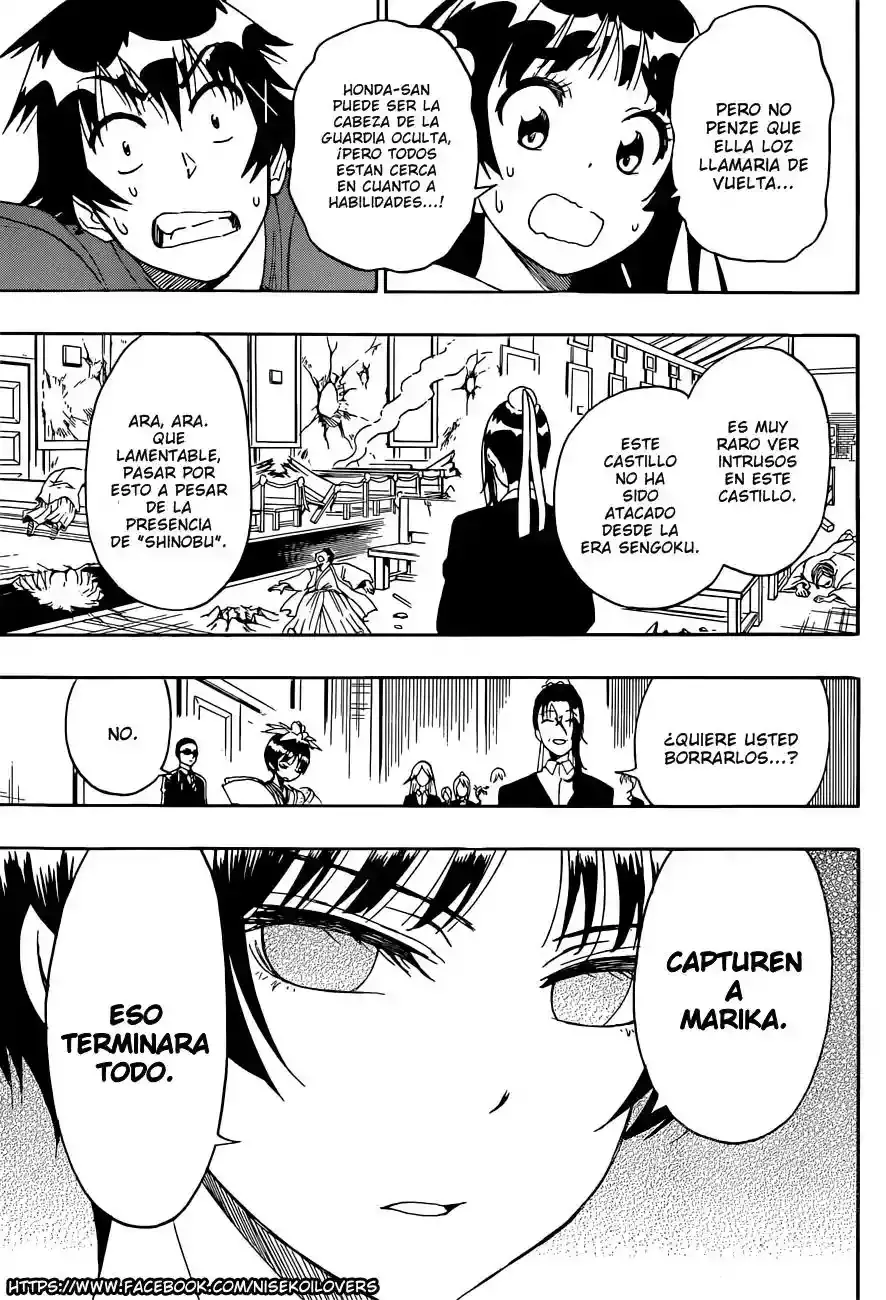 Nisekoi capítulo 192, página 16