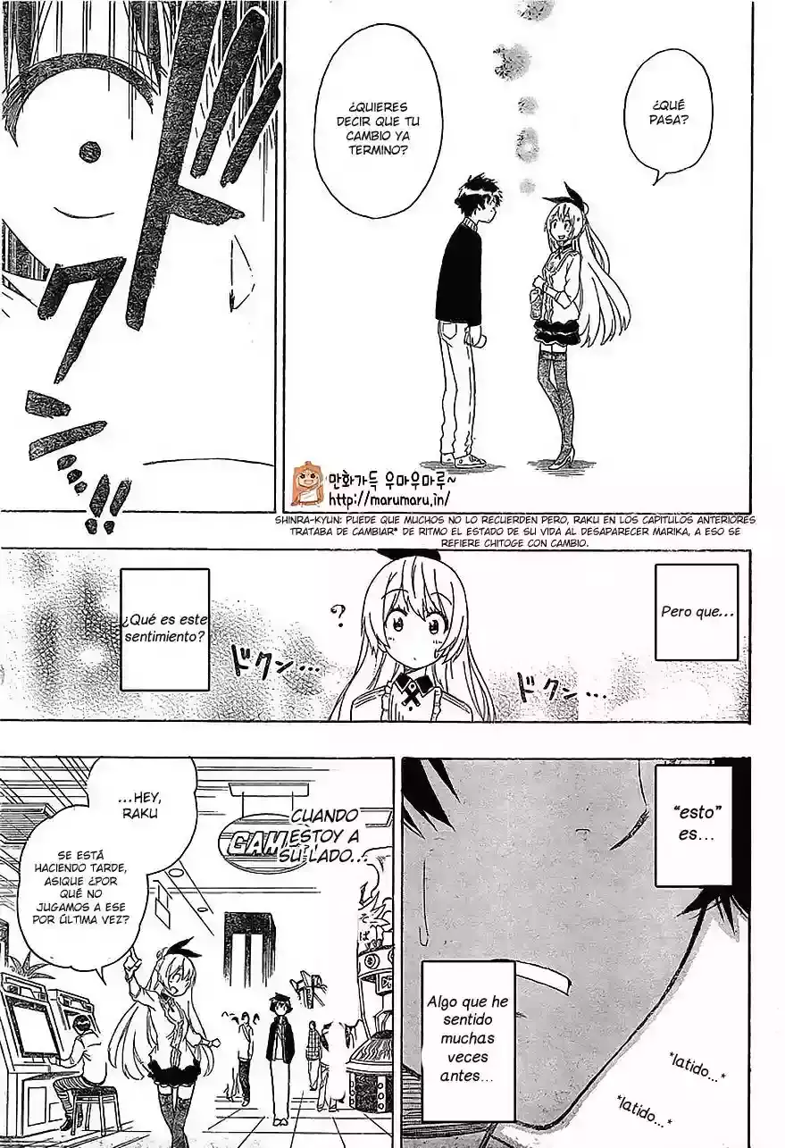 Nisekoi capítulo 199, página 12