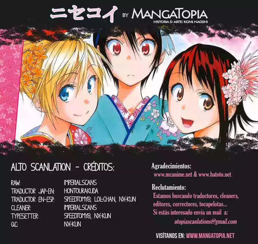 Nisekoi capítulo 20, página 1