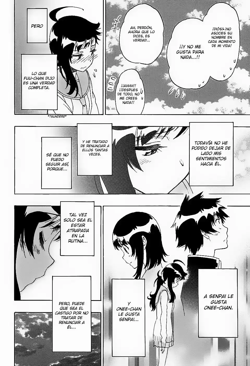 Nisekoi capítulo 201, página 9