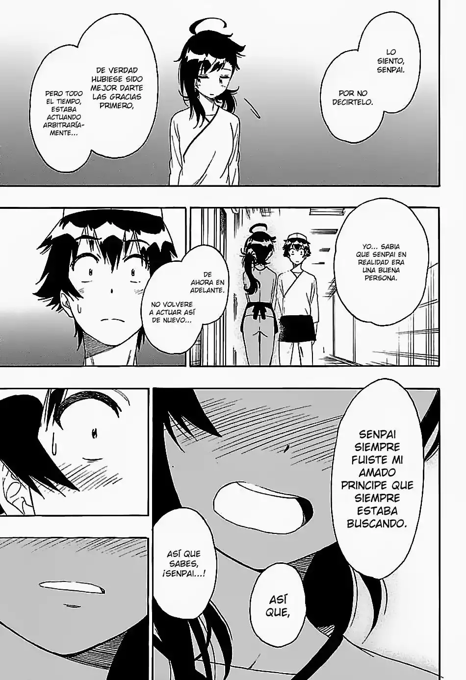 Nisekoi capítulo 203, página 4