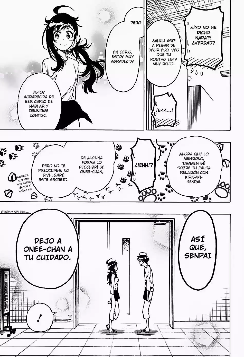 Nisekoi capítulo 203, página 6