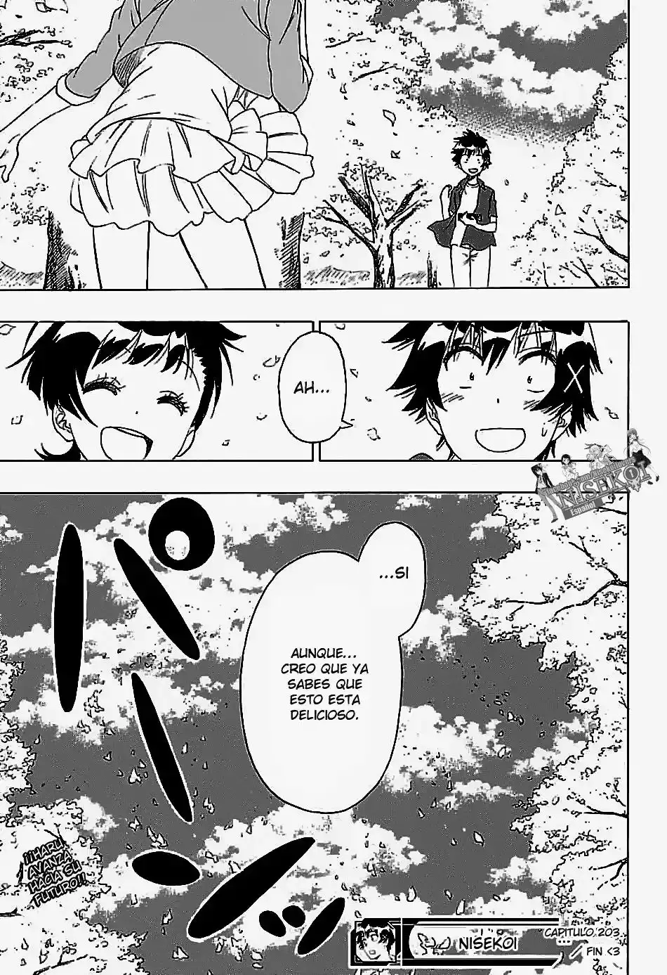 Nisekoi capítulo 203, página 20