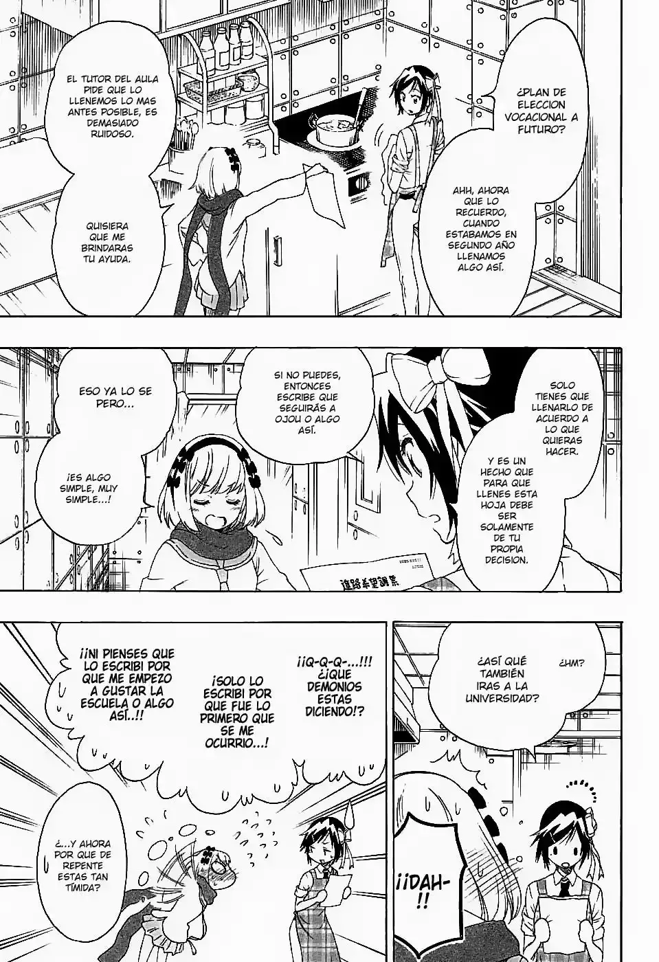 Nisekoi capítulo 204, página 4