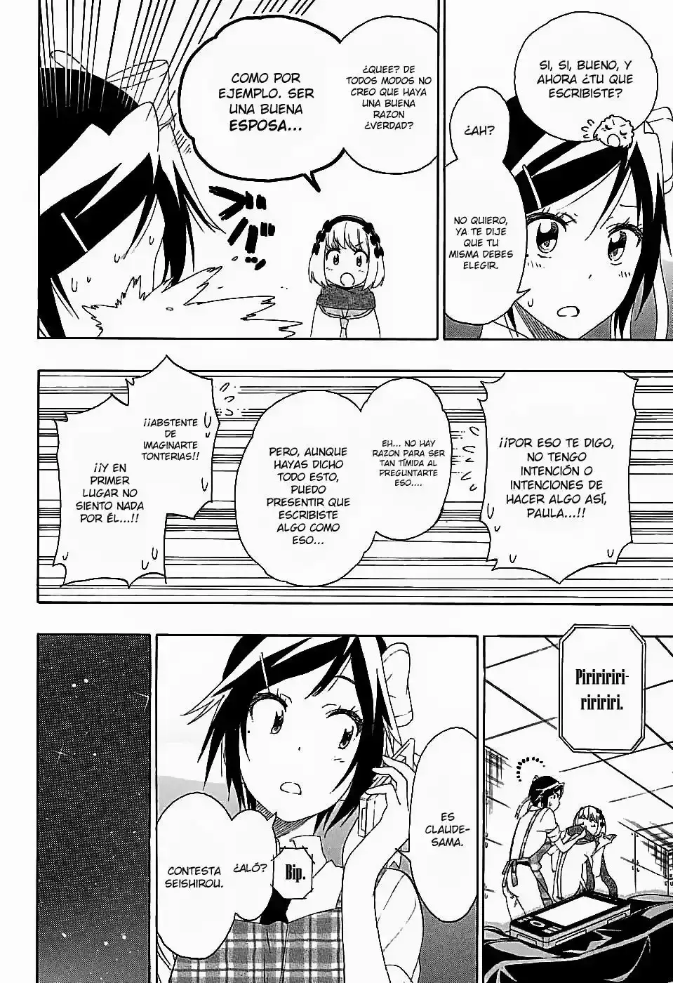 Nisekoi capítulo 204, página 5