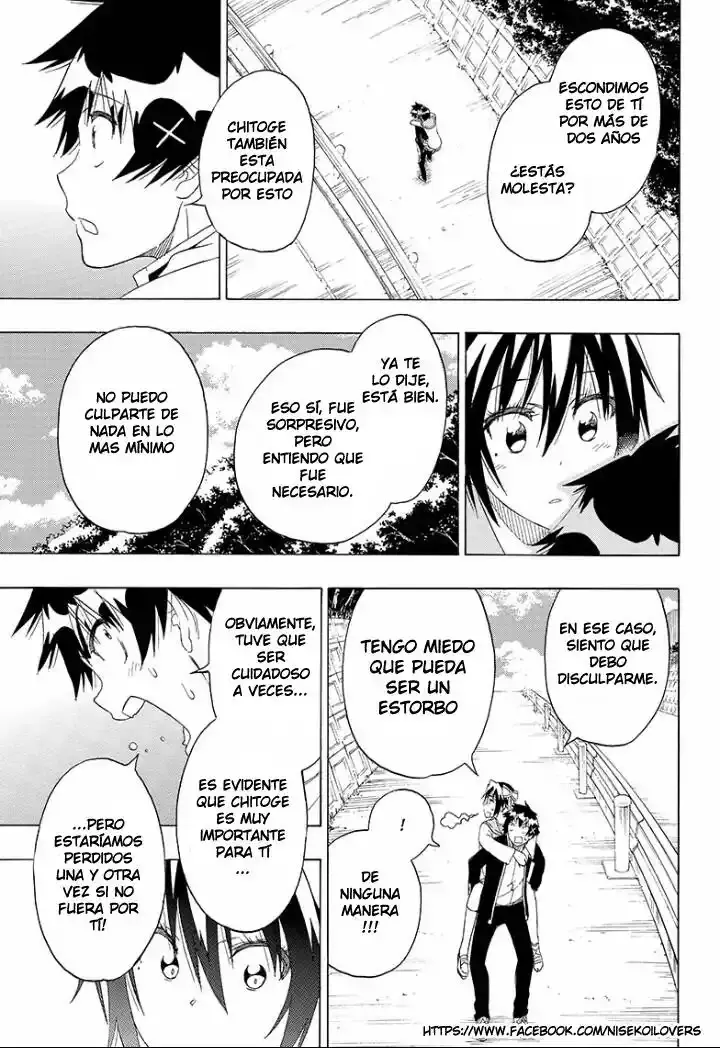 Nisekoi capítulo 205, página 15