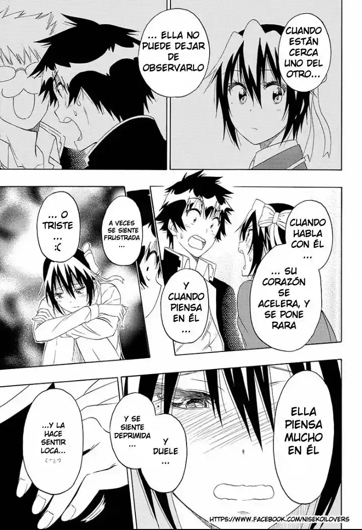 Nisekoi capítulo 205, página 19