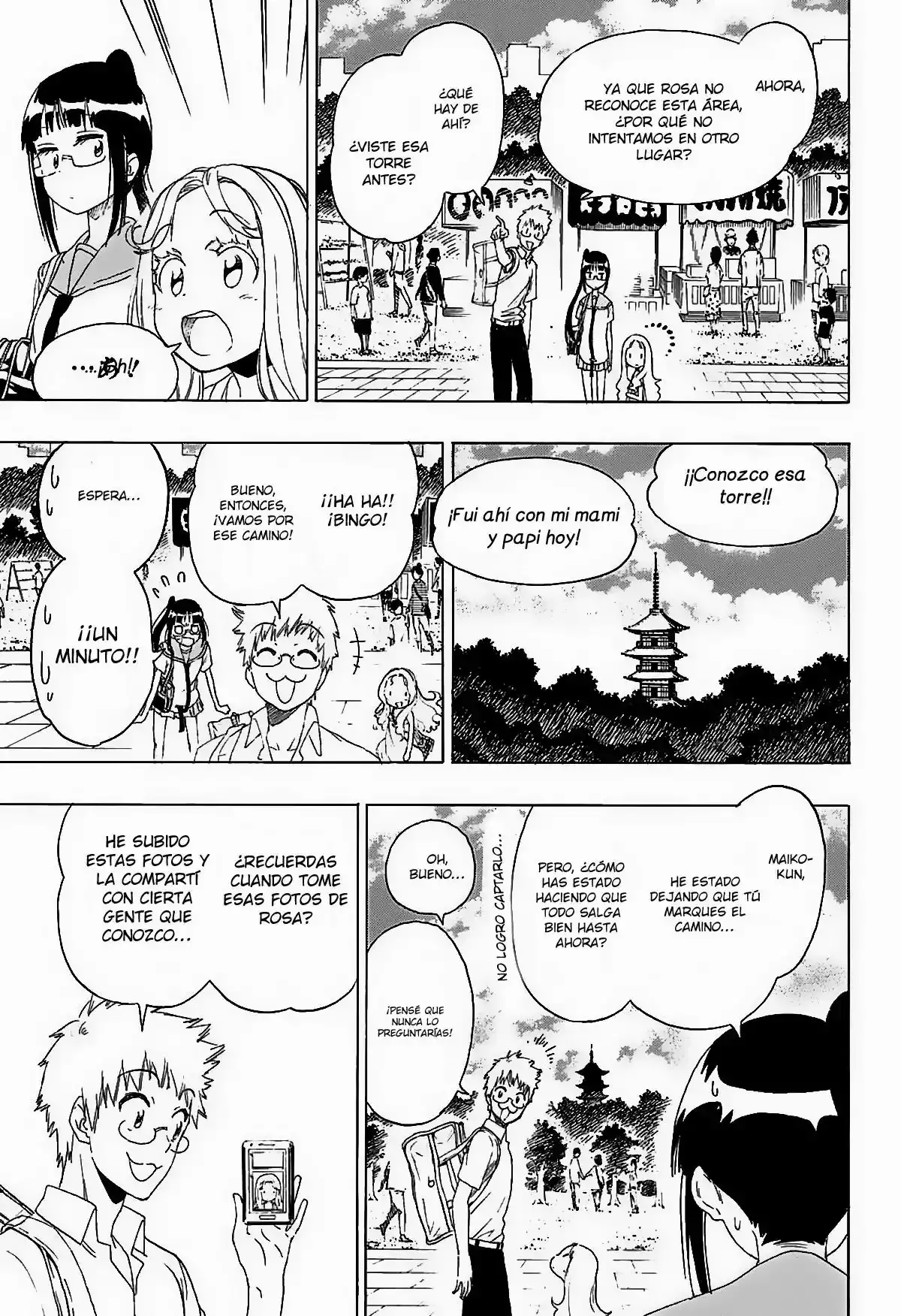 Nisekoi capítulo 208, página 10