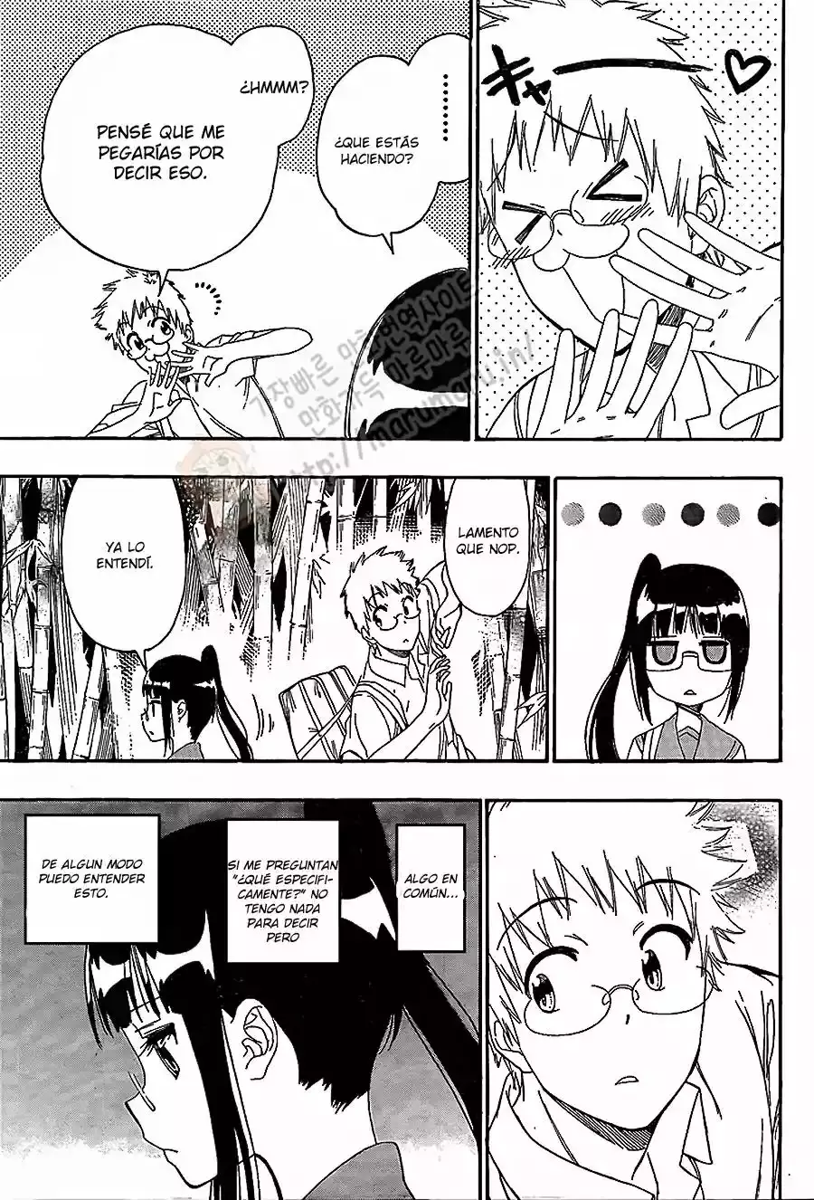 Nisekoi capítulo 209, página 4