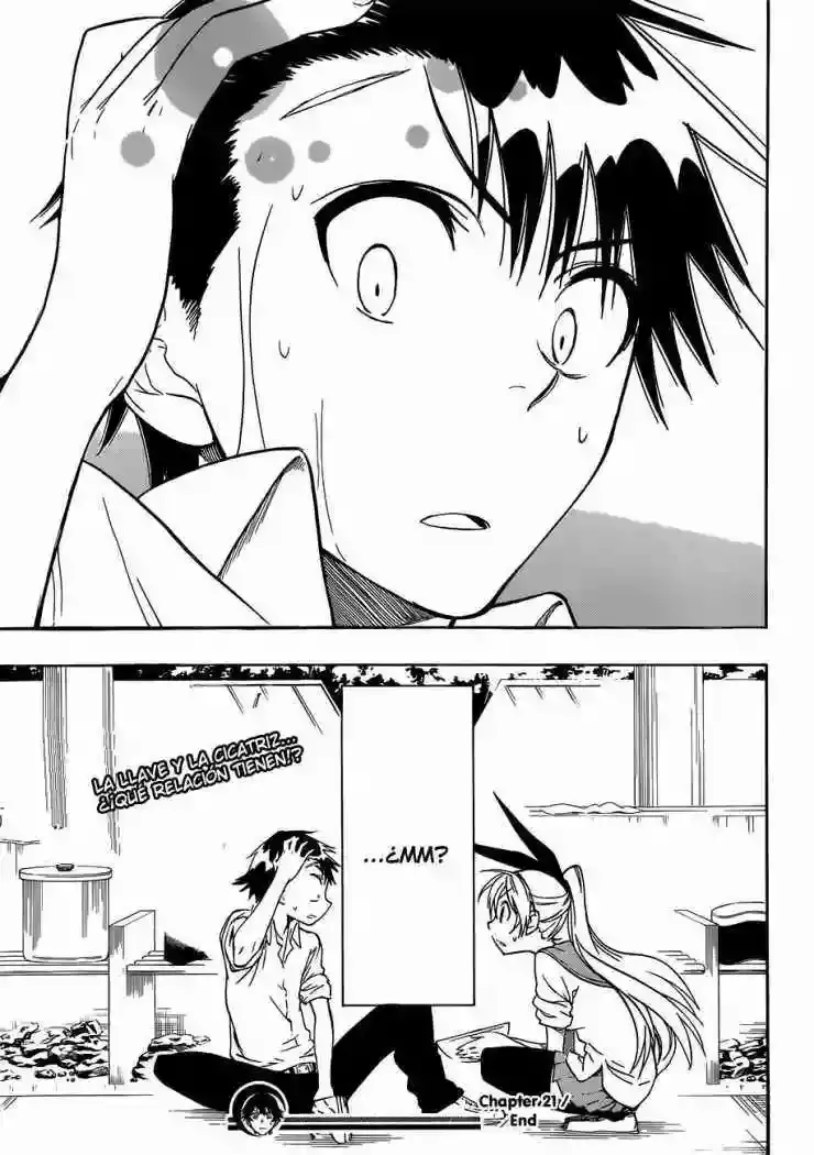 Nisekoi capítulo 21, página 19