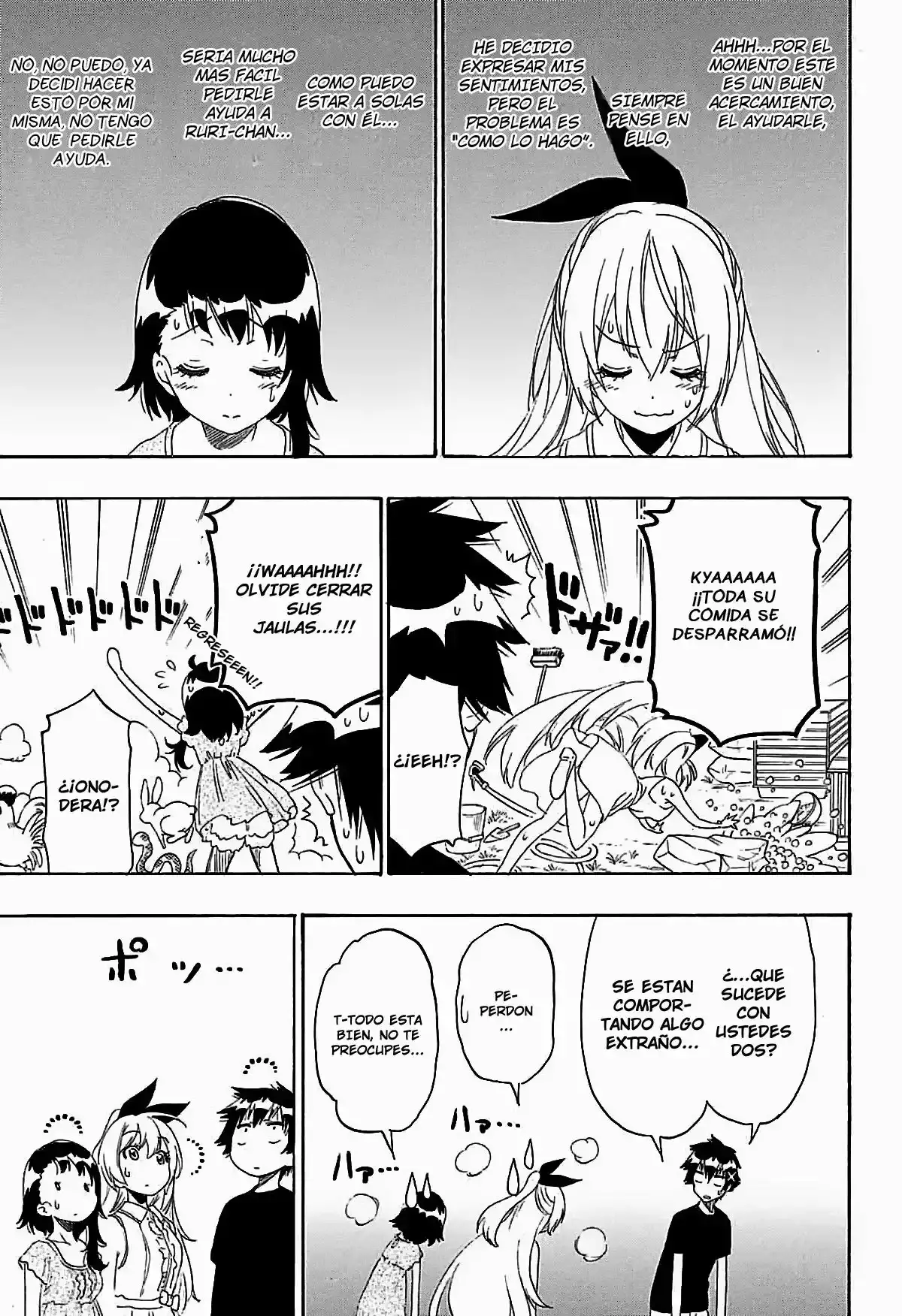 Nisekoi capítulo 210, página 18
