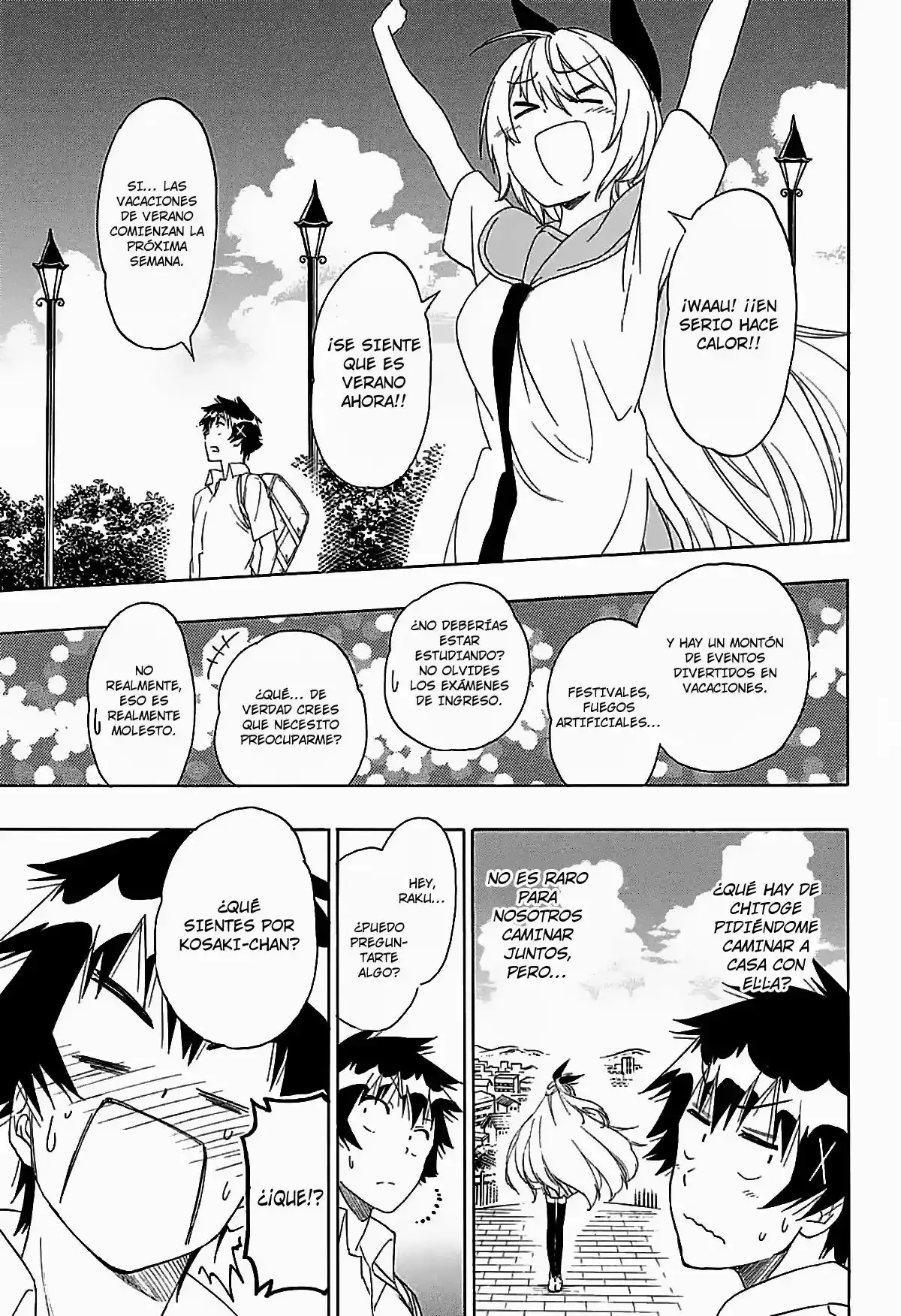 Nisekoi capítulo 212, página 18