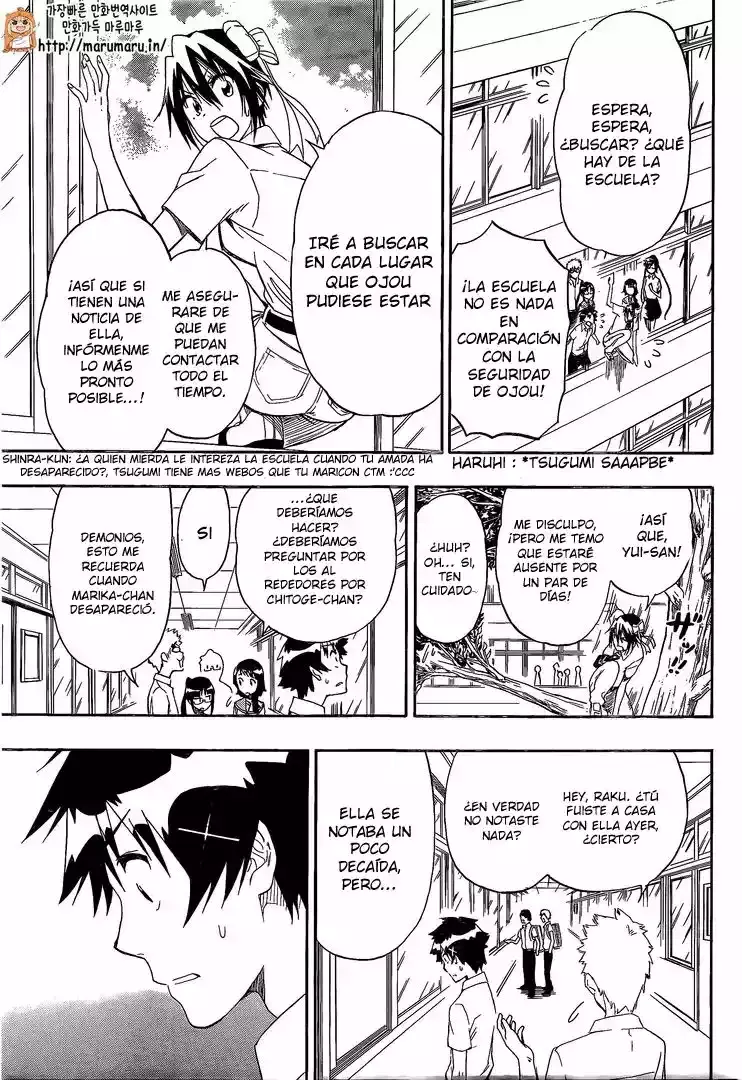 Nisekoi capítulo 213, página 6