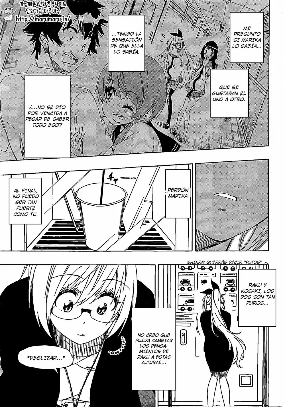 Nisekoi capítulo 214, página 18