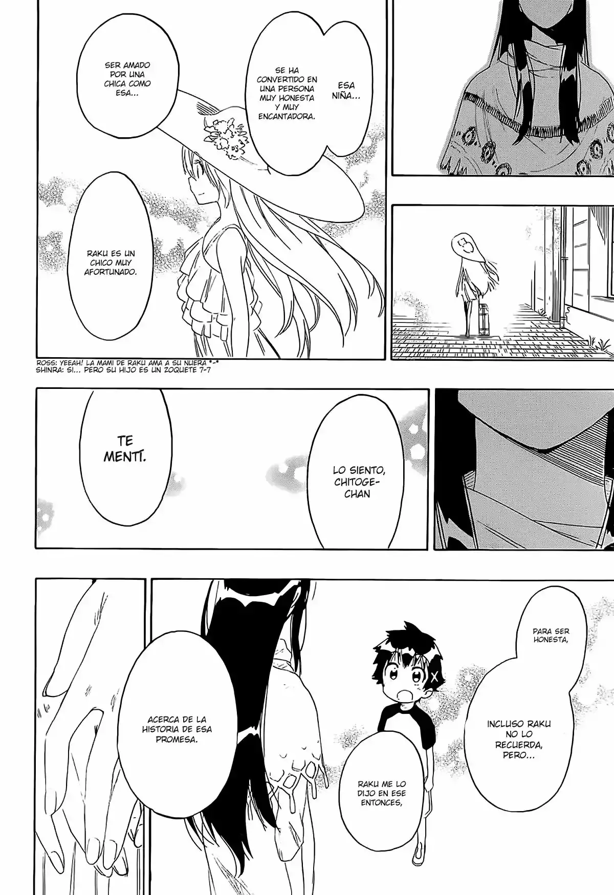 Nisekoi capítulo 217, página 3
