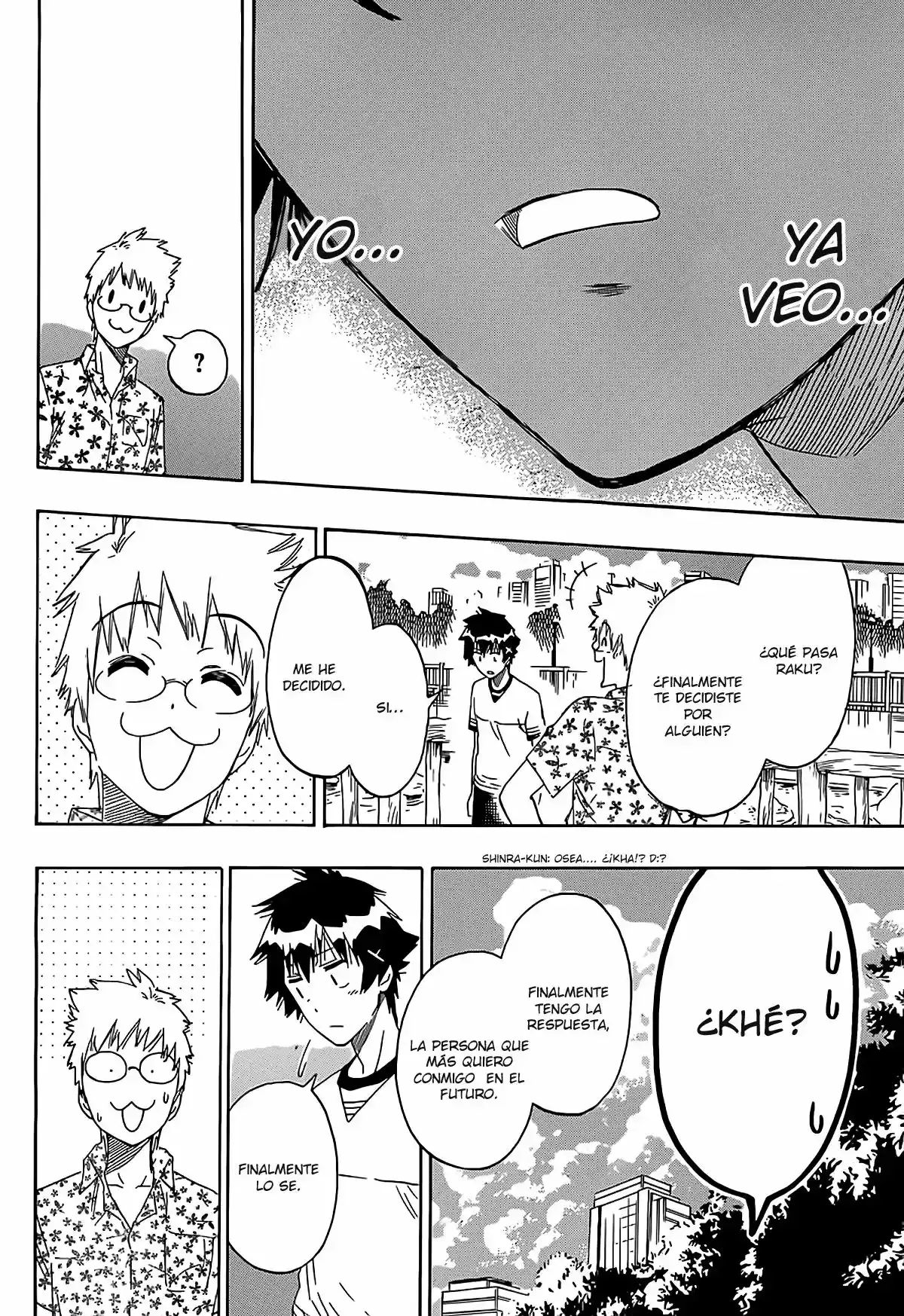 Nisekoi capítulo 217, página 12