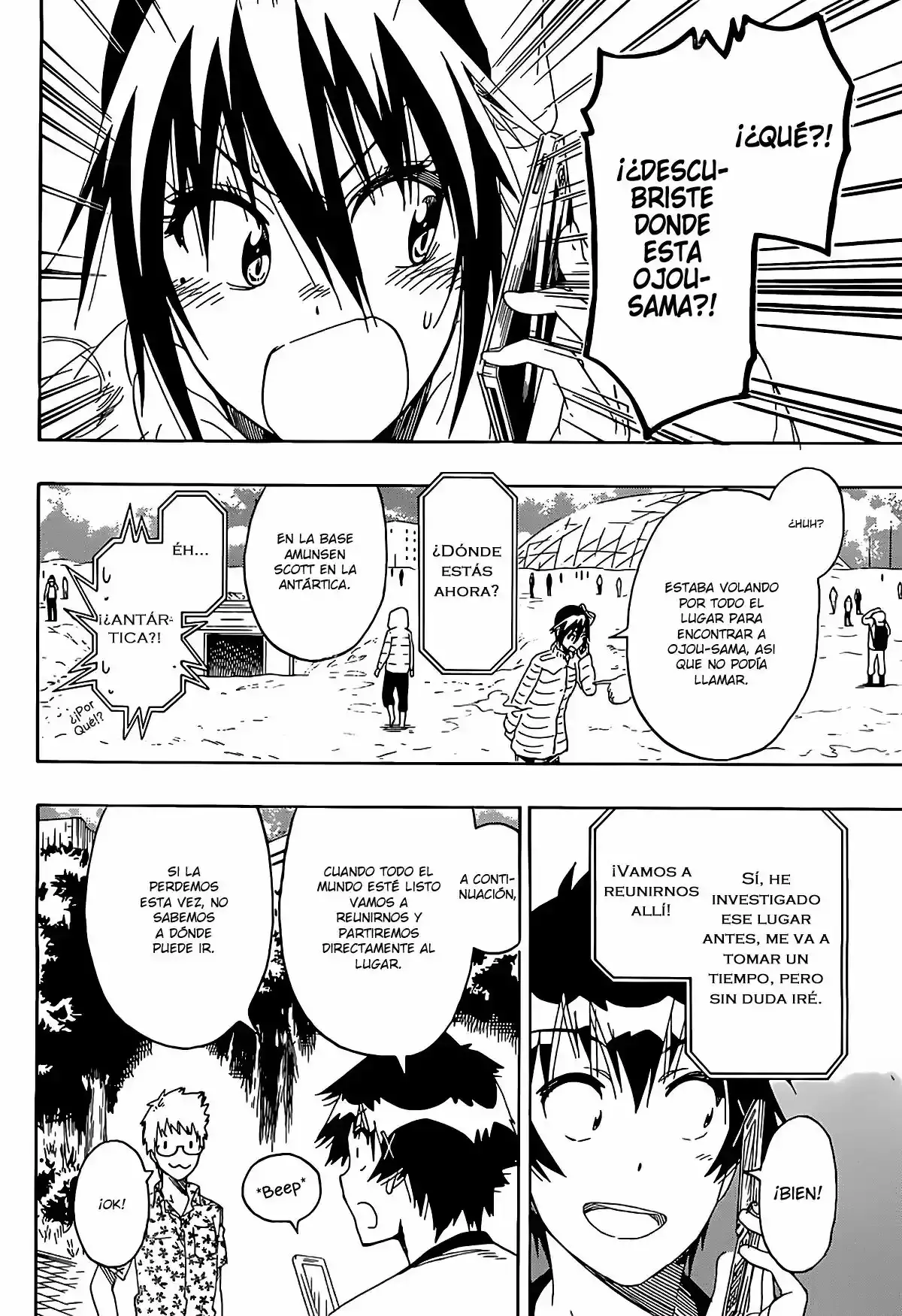 Nisekoi capítulo 217, página 16