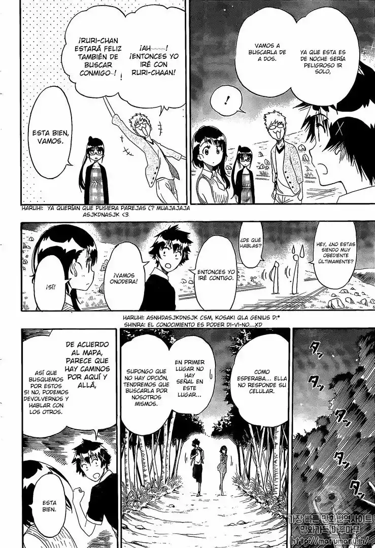 Nisekoi capítulo 218, página 13