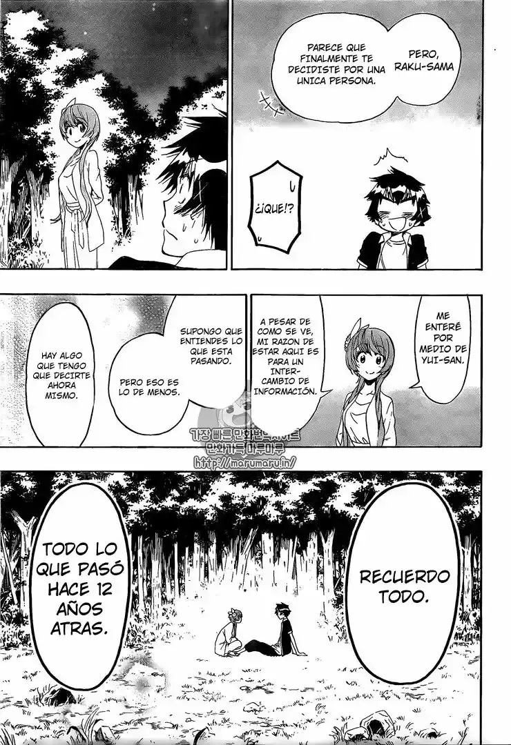 Nisekoi capítulo 219, página 14