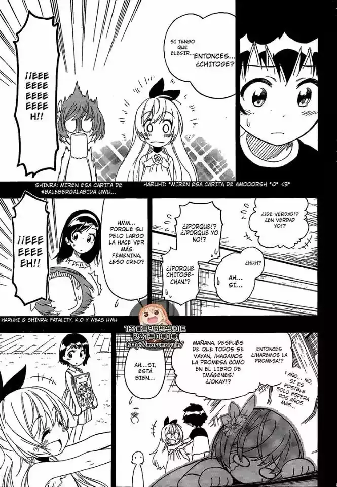 Nisekoi capítulo 221, página 7
