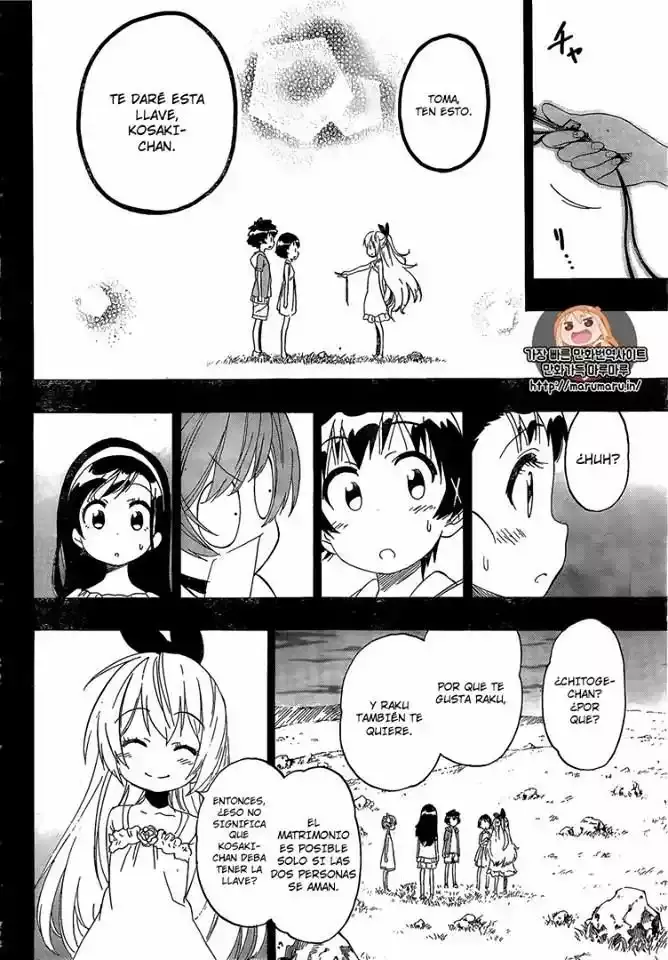 Nisekoi capítulo 221, página 14