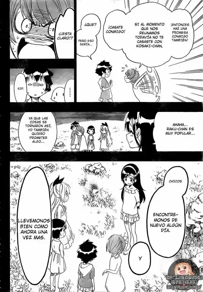 Nisekoi capítulo 221, página 16