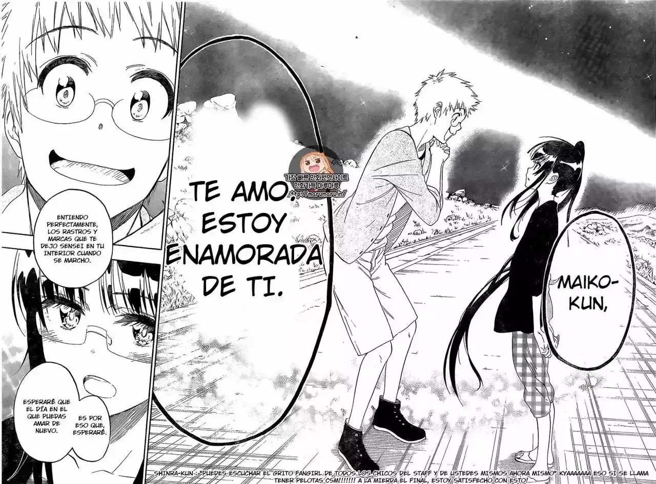 Nisekoi capítulo 223, página 17