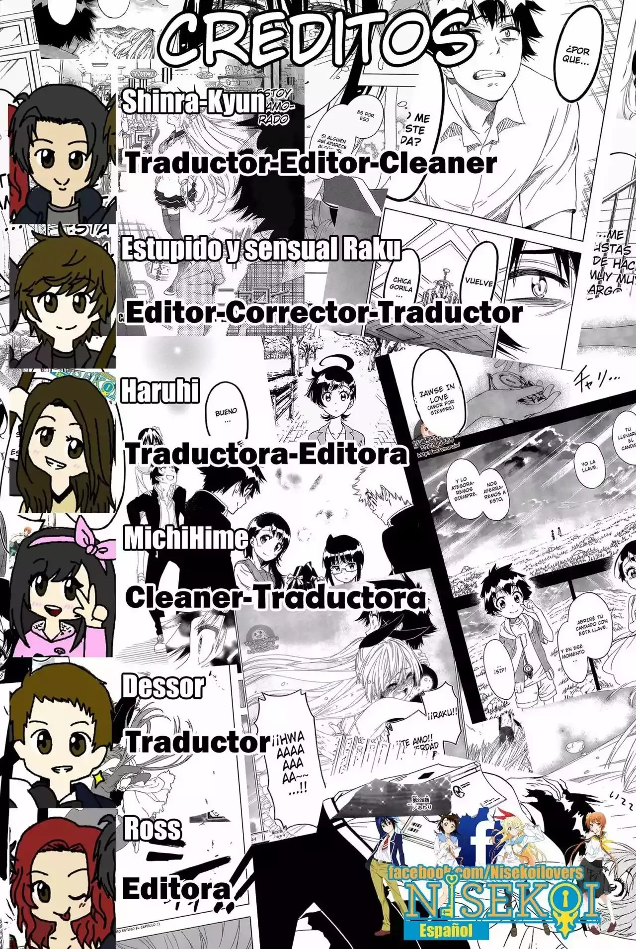 Nisekoi capítulo 229, página 2