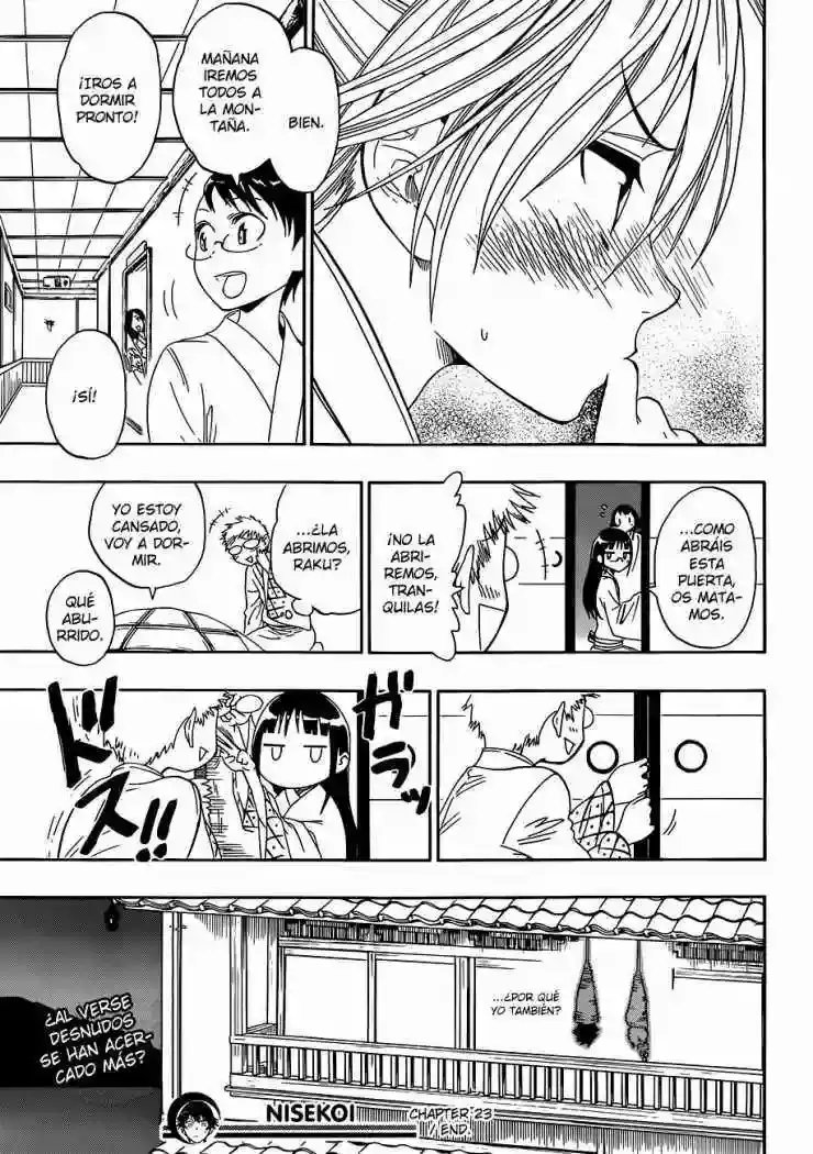 Nisekoi capítulo 23, página 19