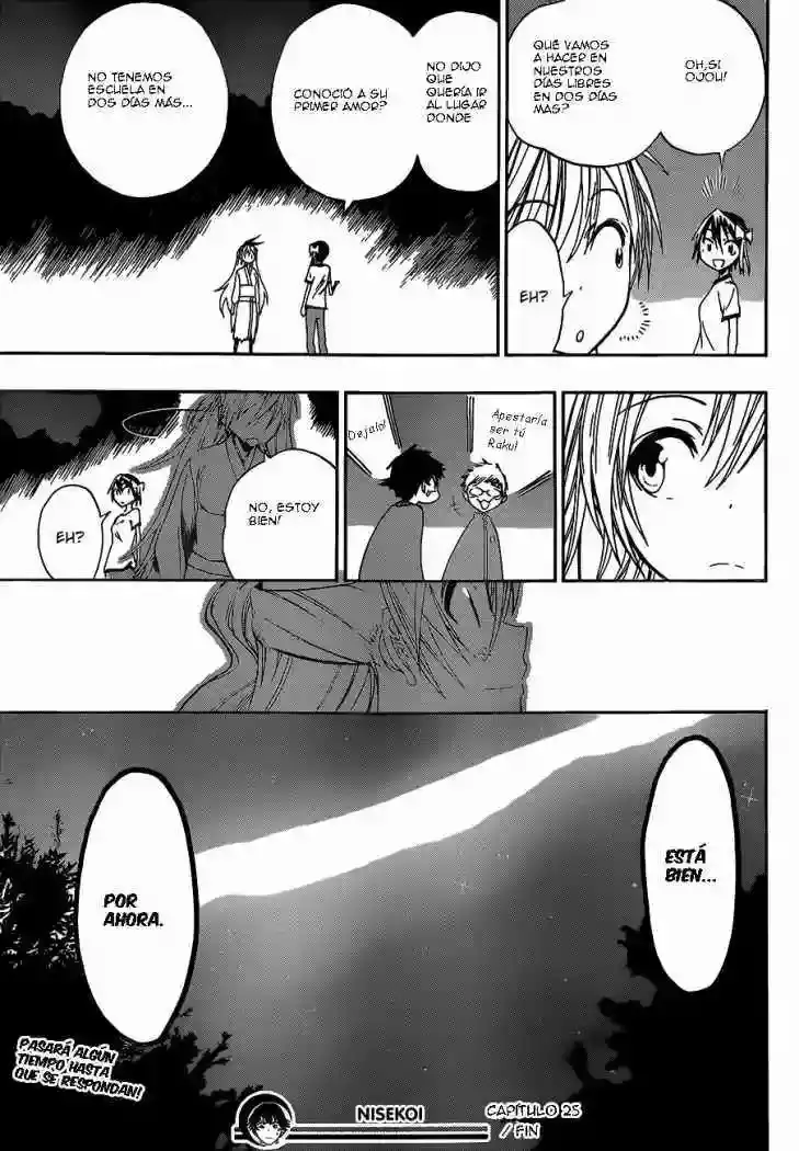 Nisekoi capítulo 25, página 19