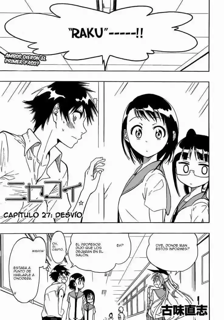 Nisekoi capítulo 27, página 2