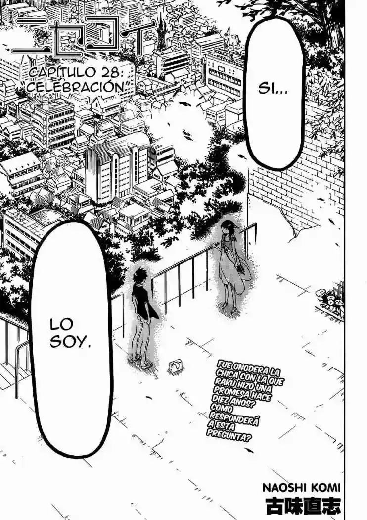 Nisekoi capítulo 28, página 2