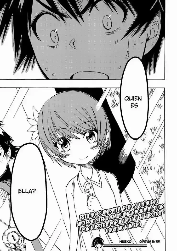 Nisekoi capítulo 31, página 19