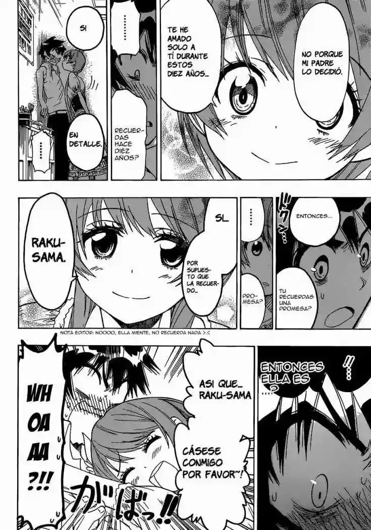 Nisekoi capítulo 33, página 15
