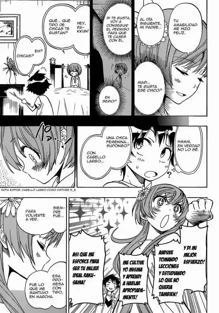 Nisekoi capítulo 36, página 6