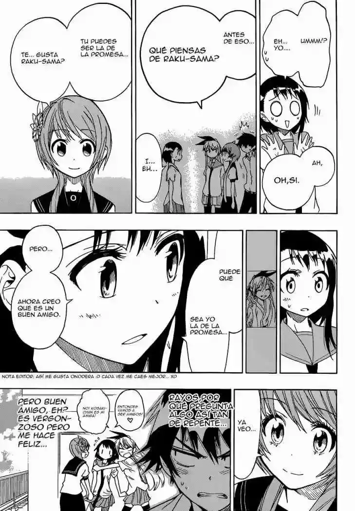 Nisekoi capítulo 36, página 18